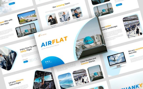 Download AirFlat - Airline Presentation PPT - Premium Resources