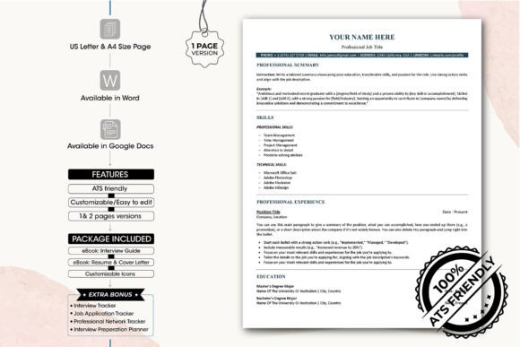 Download ATS Resume Template | Google Docs - Resume template Collection
